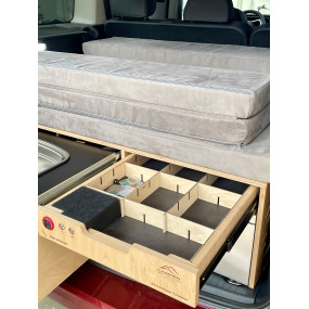 Camping Box Indy Ultimate (acqua, cucina, frigorifero, batteria)