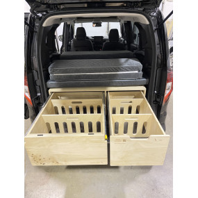 Camping Box Indy Cargo (cassetti, tavolo, letto, materasso)