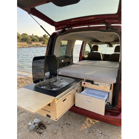 Camping Box Indy Ultimate (acqua, cucina, frigorifero,...